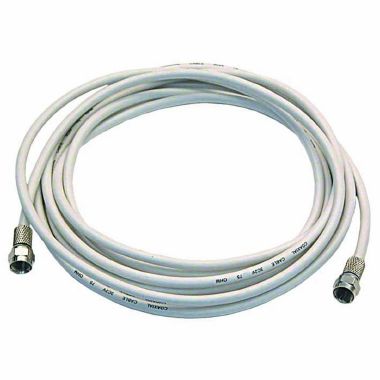 Prolunga lineare 3m TV, connettori 'F' con O-ring, colore bianco product photo Photo 01 3XL