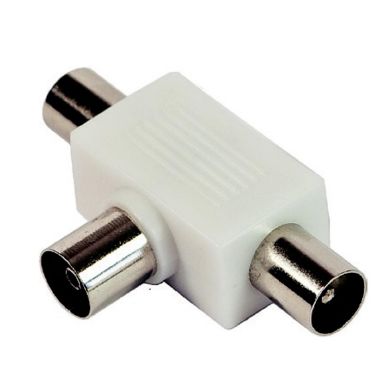 Adattatore induttivo schermato da presa Ø9,5mm a 2 spine Ø9,5mm, colore bianco product photo Photo 01 3XL