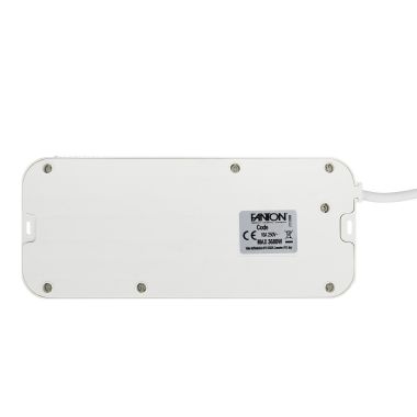 Multipresa 1,5m 3G1 S17 4+4P40, con interruttore, colore bianco product photo Photo 04 3XL