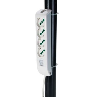 Multipresa 3m 3G1 S17 4P40, con interruttore, colore bianco product photo Photo 05 3XL