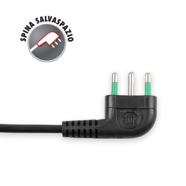 Multipresa 1,5m 3G1 S17 4P40, con interruttore, colore nero product photo Photo 02 3XL