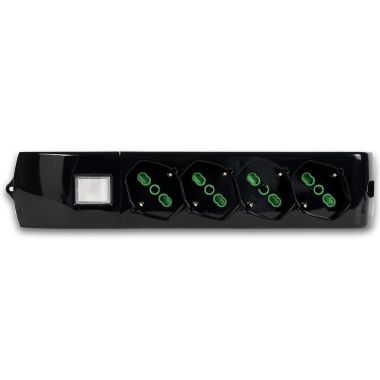 Multipresa senza cavo 4P40, con interruttore, colore nero product photo Photo 02 3XL