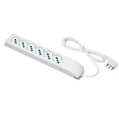 Multipresa 1,5m 3G1 S17 6P40, colore bianco product photo Photo 01 3XL