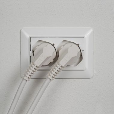 Multipresa universale da incasso Opera Plus 2P40 precablata per scatola 3 moduli bianco product photo Photo 05 3XL