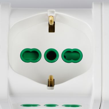 Multipresa 1,5m 3G1 S17 4P40+8P17/11, con interruttore, colore bianco product photo Photo 02 3XL