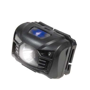 Lampada da testa, ricaricabile, con sensore, colore nero product photo Photo 04 3XL