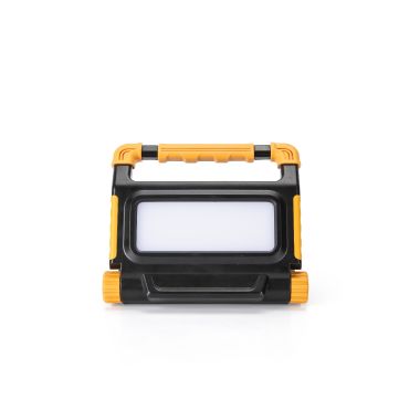 Proiettore LED 15W ricaricabile IP54 colore giallo con supporto product photo Photo 02 3XL