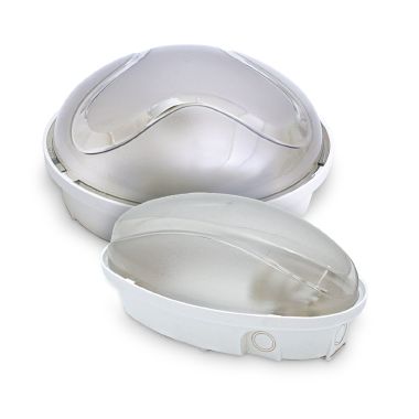 Plafoniera Midi ovale, IP65-60W-E27, colore bianco product photo Photo 06 3XL