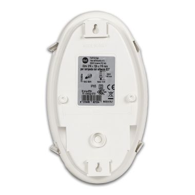 Plafoniera Midi ovale, IP65-60W-E27, colore bianco product photo Photo 07 3XL