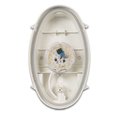 Plafoniera Midi ovale, IP65-12W-LED 3000K, colore bianco product photo Photo 03 3XL