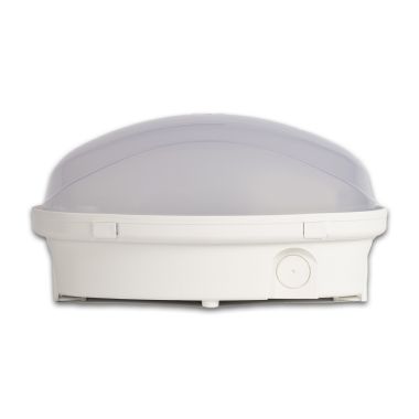 Plafoniera Midi ovale, IP65-12W-LED 3000K, colore bianco product photo Photo 10 3XL