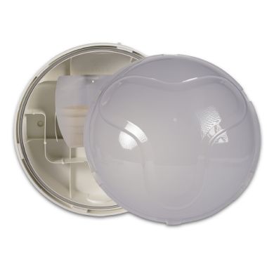 Plafoniera Maxi tonda, IP65-100W-E27, colore bianco product photo Photo 07 3XL
