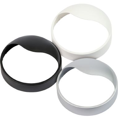 Cover per plafoniera tonda 100W, colore nero product photo Photo 01 3XL