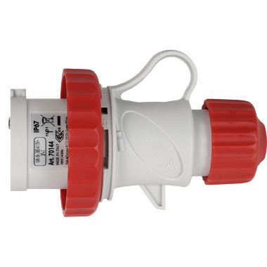 Spina mobile 3P+T 16A 400V 6h, IP67 cablaggio rapido product photo Photo 03 3XL