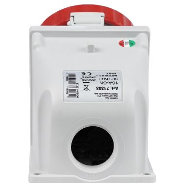 Presa da parete 3P+N+T 16A 400V 6h, IP67 product photo Photo 08 3XL