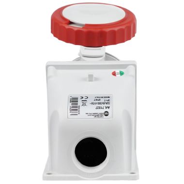 Presa da parete 3P+T 32A 400V 6h, IP67 product photo Photo 04 3XL