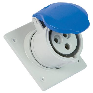 Presa da incasso inclinata 2P+T 16A 230V 6h, IP44 product photo Photo 01 3XL