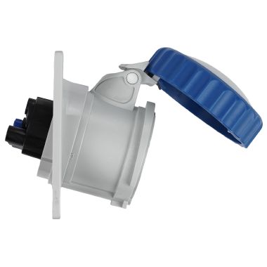 Presa da incasso inclinata 2P+T 16A 230V 6h, IP67 product photo Photo 03 3XL