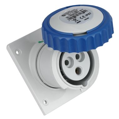 Presa da incasso inclinata 2P+T 16A 230V 6h, IP67 product photo Photo 05 3XL