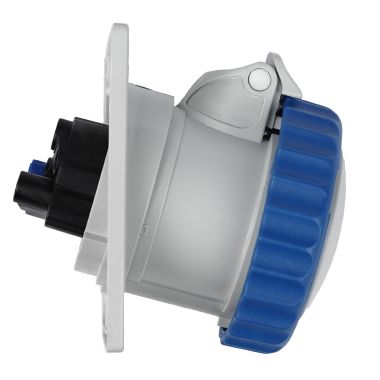 Presa da incasso inclinata 2P+T 16A 230V 6h, IP67 product photo Photo 07 3XL