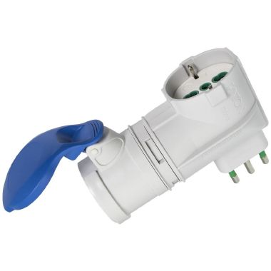 Adattatore da S17 a 1P40+1 presa CEE 230V DUPLEX product photo Photo 01 3XL