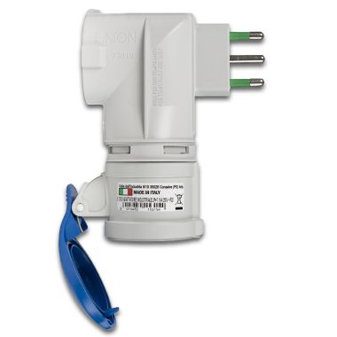 Adattatore da S17 a 1P40+1 presa CEE 230V DUPLEX product photo Photo 03 3XL