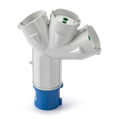 Adattatore spina industriale TRIPLEX  da CEE 230V a 3P40 product photo Photo 03 3XL