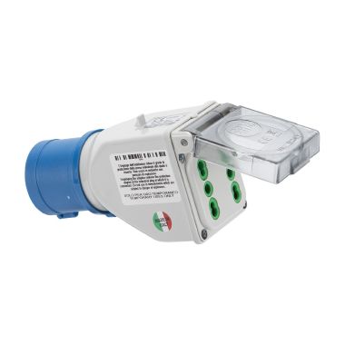 Adattatore da spina CEE 230V a 2P17/11, IP44 product photo Photo 01 3XL