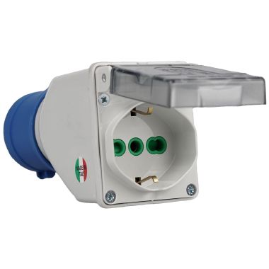 Adattatore da spina CEE 230V a 1P40, IP44 product photo Photo 02 3XL