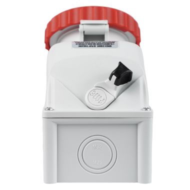 Presa da parete interbloccata 3P+T 16A 400V 6h, IP67 product photo Photo 03 3XL