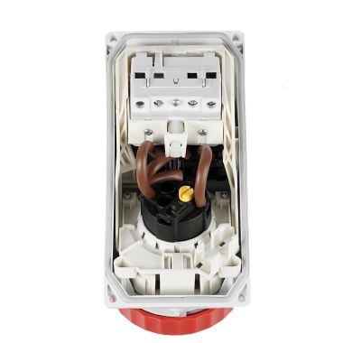 Presa da parete interbloccata 3P+T 32A 400V 6h, IP67, con portafusibili product photo Photo 06 3XL