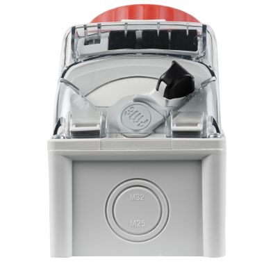 Presa da parete interbloccata 3P+N+T 32A 400V 6h, IP67, con portafusibili product photo Photo 02 3XL