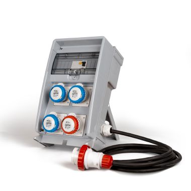 Quadro ULISSE PRO ASC IP65 4 prese CEE, 2 protezioni, con cavo, 9kW product photo Photo 01 3XL