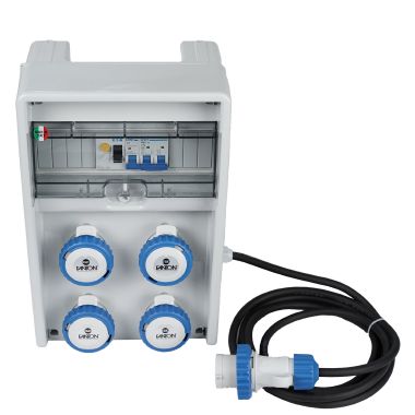 Quadro ULISSE 250 ASC IP65 4 prese CEE 2 protezioni con cavo 3kW product photo Photo 06 3XL