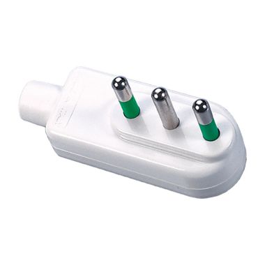 Spina S11 2P+T 10A a squadra smontabile ribassata, colore bianco product photo Photo 01 3XL