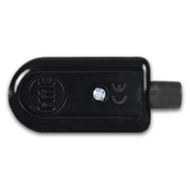 Spina S11 2P+T 10A a squadra smontabile ribassata, colore nero product photo Photo 02 3XL