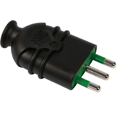 Spina S17 2P+T 16A smontabile HI-PRO, colore nero product photo Photo 01 3XL