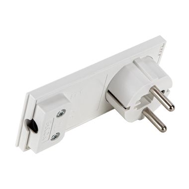 Spina S31 2P+T 16A smontabile CLOCK, colore bianco product photo Photo 04 3XL