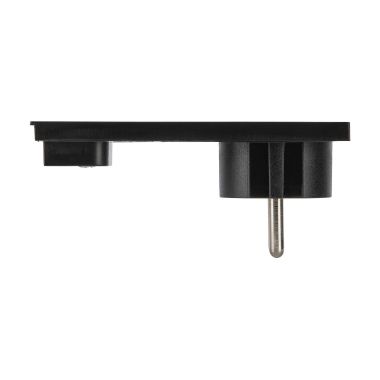 Spina S31 2P+T 16A smontabile CLOCK, colore nero product photo Photo 03 3XL