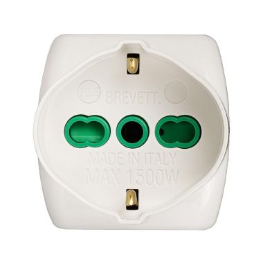 Adattatore da S17 a 2P17/11+1P40 VERTICAL SYSTEM, colore bianco product photo Photo 02 3XL