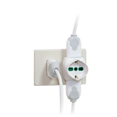 Adattatore da S17 a 2P17/11+1P40 VERTICAL SYSTEM, colore bianco product photo Photo 06 3XL