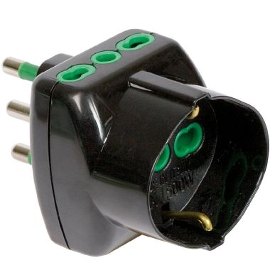 Adattatore da S17 a 2P17/11+1P40 VERTICAL SYSTEM, colore nero product photo Photo 01 3XL