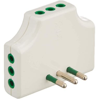 Adattatore da S11 a 3P11 piatto, colore bianco product photo Photo 05 3XL