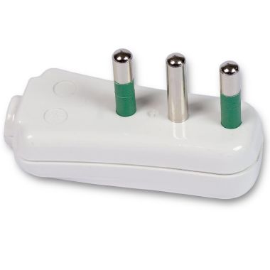 Spina S17 2P+T 16A a squadra smontabile ribassata, colore bianco product photo Photo 01 3XL