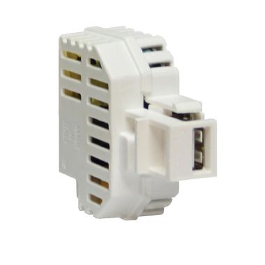 Alimentatore da incasso, KEYSTONE IT, 1 presa USB-A 2,1A, colore bianco product photo Photo 01 3XL
