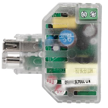 Alimentatore da incasso KEYSTONE IT, 2 prese USB-A+C 2,4A, trasparente product photo Photo 04 3XL