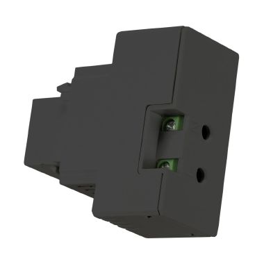 Alimentatore da incasso KEYSTONE compatto, 1 presa USB-A 3A, colore nero product photo Photo 02 3XL