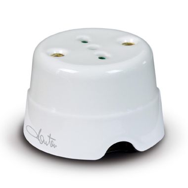 Presa bipasso italiana da parete in ceramica P17/11 colore bianco product photo Photo 01 3XL