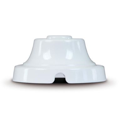 Rosone liscio in ceramica Ø70mm colore bianco product photo Photo 03 3XL