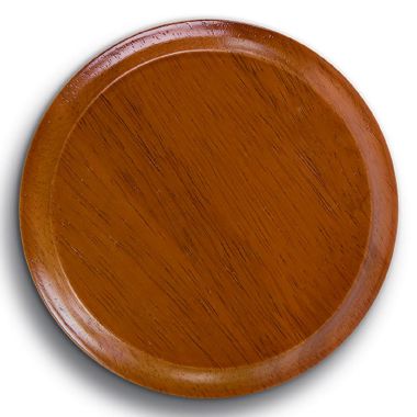 Base in legno tonda Ø102mm colore noce product photo Photo 01 3XL